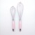 Plastic Stainless Steel Handle Silicone Eggbeater Stainless Steel Eggbeater Cream Egg Batter for Baking