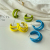 Colorful Multi-Layer Earrings Candy Color Fashion Hot Selling Product Korean Style Elegant Popular Morandi Blue