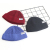 21 New Autumn and Winter Hat Ins Trendy Solid Color Woolen Hat Travel Essential Letters Cloth Label Skullcap