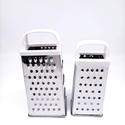 Pp Handle 4-Sided Grater Multi-Function Grater Potato Chipper Parer Knife Cucumber Strip Cleaner