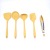 Yellow All-Inclusive Silicone Kitchenware Silicone Scraper Egg Beater Cake Tool Silicone Kitchenware