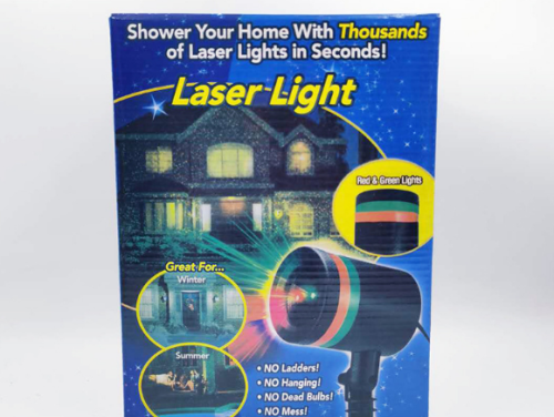 lawn colorful laser light