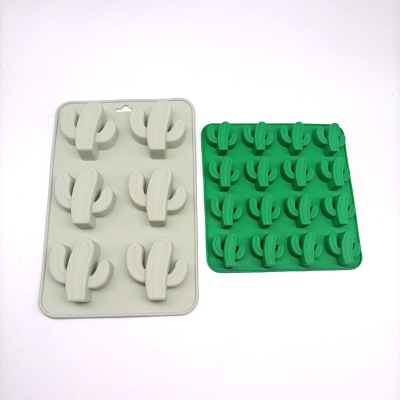 Cake Pudding Plaster Baking 6-Piece 16-Piece Cactus Silicone Chocolate Mold Silicone Mold-Piece DIY Handmade Soap Silicone Mold