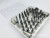 Stainless Steel 52-Head Boxed Decorating Nozzle Suit 4 Large Mouth 54 Pieces Suit 2 Decorating Nail Cream Baking