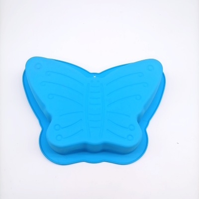 Factory Direct Sales Butterfly-Shaped Cake Mold Single Hole Butterfly Silicone Cake Mold Can Be Processed and Customized Easily Removable Mold