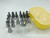 Boxed Stainless Steel 430 Decorating Nozzle 26-Piece Set 25-Head Nipple Connector Yellow Box Transparent Box