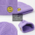 Autumn and Winter New Earlap Woolen Hat Korean Smiley All-Matching Embroidered Knitted Hat Outing Solid Color Sleeve Cap