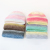 2021 Hat Autumn and Winter Women's Warm Thickened Knitted Hat Rainbow Gradient Woolen Cap Cross-Border Flanging Warm Hat