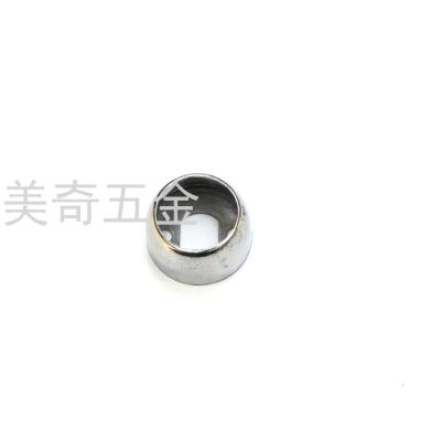 Thick Zinc Alloy Bright round Flange Base Wardrobe Accessories Clothes-Hanging Tube round Tube Fixed Flange Base Clothes Pole Bracket