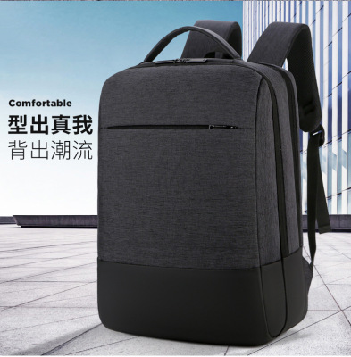Cross-Border Spot Business Computer Backpack Oxford Cloth Large Capacity Fashion Backpack Custom Logo Outdoor Backpack