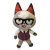27cm Animal Crossing Plush Toy Doll Peripheral Pillow Jack Raccoon Meiling Doll Fierce Man Picking up Branches
