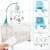 Cross-Border Hot Selling Baby Bed Bell Rattle Toys 0-18 Months Music Bedside Bell Projection Infant Comfort Toy