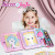 Korean Bead's Secret Toy Magic Notebook Princess Painting DIY Girls Playing House Toy 206143