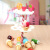 Simulation Play House Kitchen Strawberry Ice Cream Table ThreeLayer Ice Cream Ice Cream Tower Slicer Wooden Toys