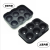 6-Hole Silicone Ice Tray round Ice Hockey Mold