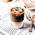 INS Internet Celebrity Restaurant Glass Good-looking Ice American Coffee Cup Mocha Frozen Latte Cup Latte Art Coffee Cup