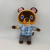 27cm Animal Crossing Plush Toy Doll Peripheral Pillow Jack Raccoon Meiling Doll Fierce Man Picking up Branches