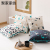 Nordic Terrazzo Printed Pillow Velvet Digital Printing Cushion Three-Dimensional Rolling Fringe Lumbar Support Pillow