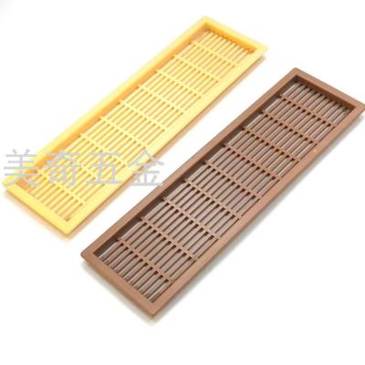 Plastic Breathable Mesh Rectangular Heat Dissipation Net Cabinet Wardrobe Breathable Hole Cover Shoe Cabinet Ventilation Mesh Plug Decorative Cover