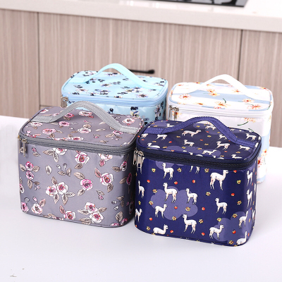 New Portable Lunch Bag Thickened Aluminum Film Lunch Bag Small Square Lunch Bag Cold Preservation Lunch Box Bag Customization