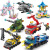 Lele Brothers Small Particle Building Blocks 6in1 Mini Street View Creative Assembled Children's Toys 8612 8732 Whole