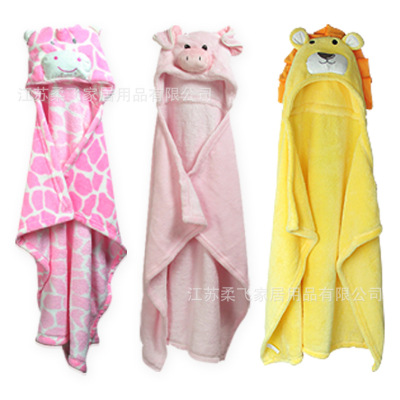 Babies' Cloak Baby Cape Children's Cloak Baby Products Animal Head Newborn Sleeping Bag Blanket