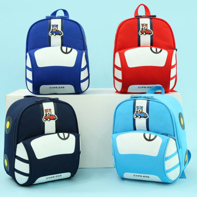 Factory Wholesale Kindergarten Cartoon Schoolbag Lightweight and Comfortable Cute Contrast Color Primary School 1-3 Age Backpack