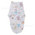 Newborn Four Seasons Swaddling Single Layer Cotton Anti-Kick Sleeping Bag Cartoon Sweat-Absorbing Breathable Swaddling Gauze Swaddling