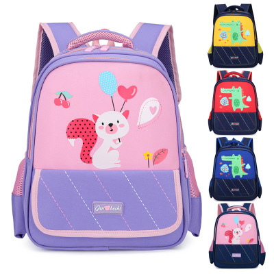 Schoolbag Primary School Student Preschool 1-3 Age New Backpack Boys and Girls Cute Cartoon Baby Bag