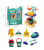 Cross-Border Hot Sale Children's Sweeping Toys Cleaning Set Tool Cart Simulation Play House Cleaning Toys