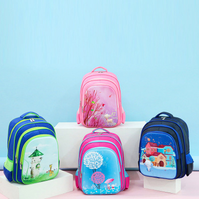 Kindergarten Backpack Children's Primary School Students 1-4 Boys and Girls Small Class Kindergarten Cartoon Backpack Backpack