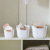 Creative Plastic Pp Storage Medium Wooden Handle Hand Holding Household Sundries Skin Care Products Storage Basket Storage Basket