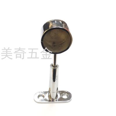 Clothes Pole of Closet Yitong Fixed Top Hanging Flange Base Accessories Cross Bar Wardrobe Hook round Brush Pot Hosting Base