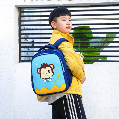 Schoolbag Kindergarten Bunny Middle Class Backpack Male Spine Protection Schoolbag Girl 1-4 Age Boys' Backpack