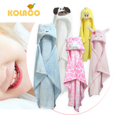 Soft Flying New Flannel Cloak Baby Cape Soft Cute Babies' Cloak Hooded Animal Bath Towel