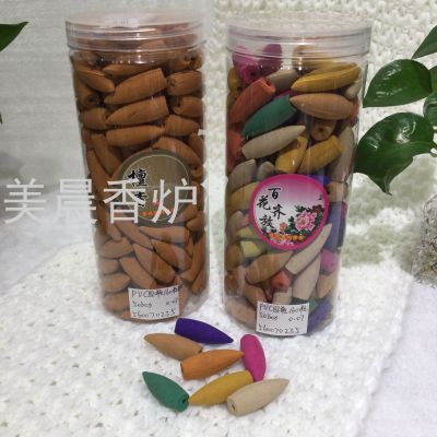 Meichen PVC Cylinder Bottle 160 Tablets Backflow Incense