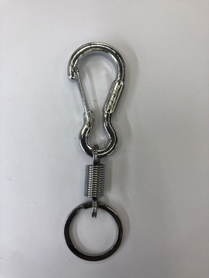 9-Word Hook Spring Hanging Ring, Hanging Chromium