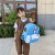 Factory Wholesale Kindergarten Cartoon Schoolbag Lightweight and Comfortable Cute Contrast Color Primary School 1-3 Age Backpack