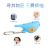 Cross-border hot style bird key finder, whistle sensor, LED keychain anti-lost device, electronic gifts, customizable