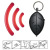 plapie  Customized leaf type key finder, whistle key finder, led smart voice control anti-lost device, gift gift