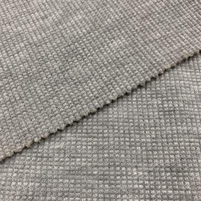 Manufacturers Supply TC Heather Gray Spandex Waffle Cotton Polyester Pull Frame Waffle T-shirt Pajamas Fabric