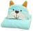 Soft Flying New Flannel Cloak Baby Cape Soft Cute Babies' Cloak Hooded Animal Bath Towel