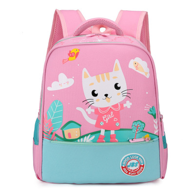 Foreign Trade Wholesale 2021 New Kindergarten Primary School Children's Schoolbag Cute Cartoon Burden Reduction Children's Backpack
