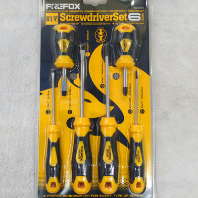 Screwdriver Repair Tool Set 6-Piece Set Cross and Straight Screwdriver Set