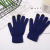 Winter Touch Screen Unisex Thickened Fleece Warm Cycling Solid Color Knitted Gloves Factory Direct Sales