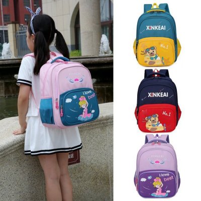 Wholesale School Season New Student Schoolbag Boys and Girls Kindergarten Class Bag Backpack Grade 1-3 Schoolbag