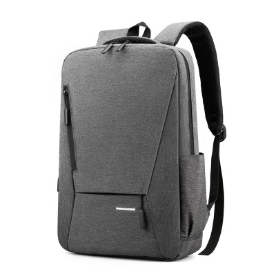 New Personality Stitching Customizable Backpack Simple Fashion Men's and Women's Student Computer Bag Large Capacity Outdoor Backpack