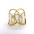 Hotel Restaurant Silver Wire Metal Napkin Ring Napkin Ring Napkin Ring Factory Wholesale