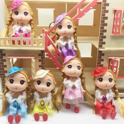 Factory Direct Sales 12cm Confused Barbie Doll Vinyl Toy Baking Doll Creative Children's Toy Wholesale