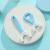 Macaron Children's U-Shaped Toothbrush Baby Cartoon Creative Silicone Nano Manual Cleaning Baby Toothbrush